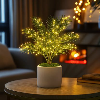 Twinkling Tree Palm Lamp by Casa Solaro™
