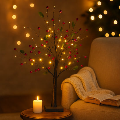 Twinkling Tree Glistening Garlands by Casa Solaro™