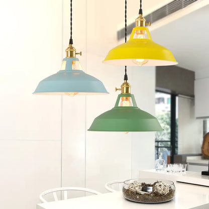 Silvan Colored Retro Pendant Lamp