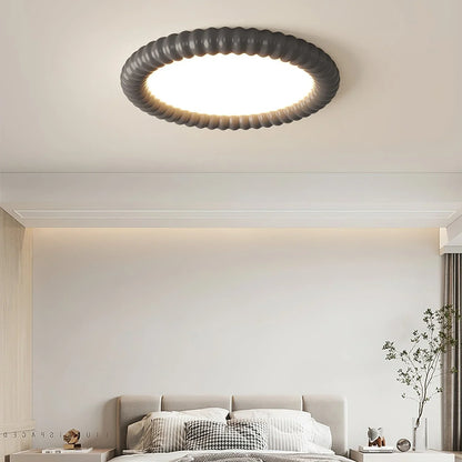 Aetheria Modern Ceiling Lamp with a Wavy Design