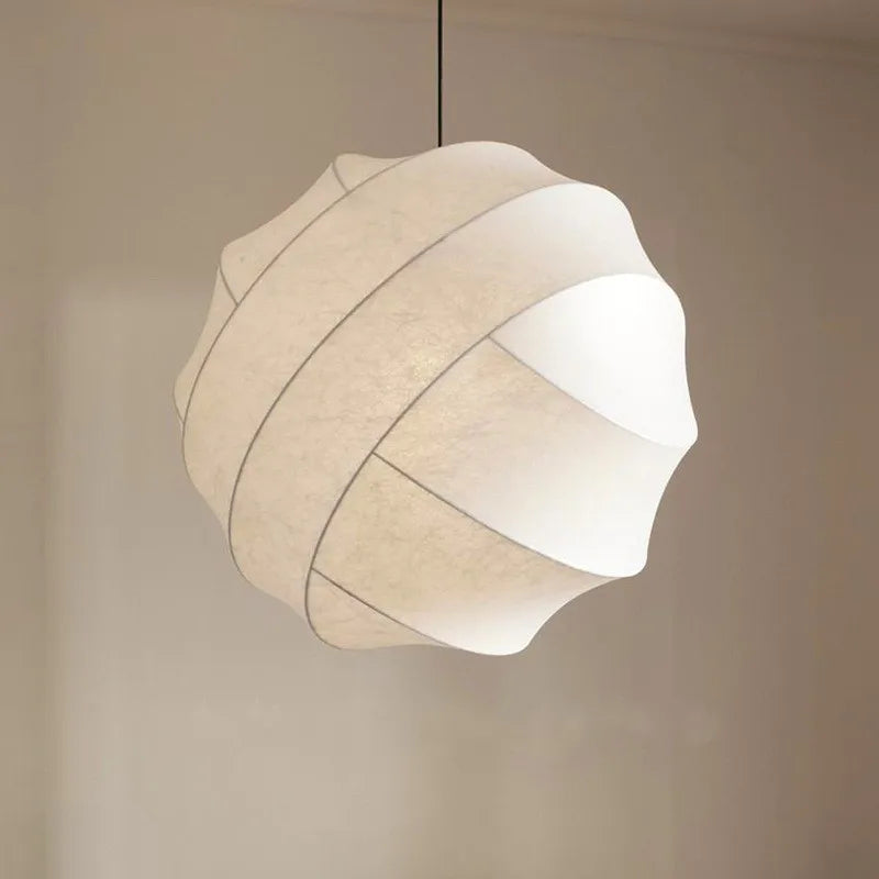 Calythea Wabi Sabi Silk Ball LED Pendant Lamp