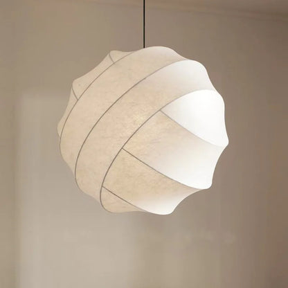 Calythea Wabi Sabi Silk Ball LED Pendant Lamp