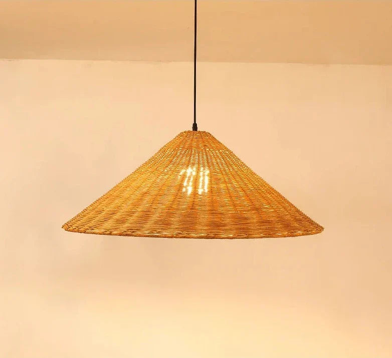 Aurethia Scandinavian LED Pendant Lamp Made of Bamboo