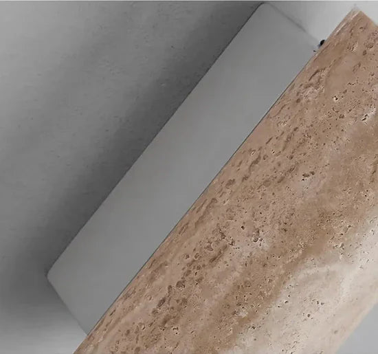 Vionelle Modern Natural LED Wall Lamp in Travertine