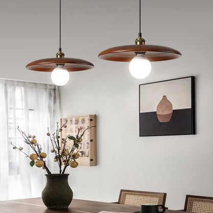 Virena Nordic Minimalist Wooden LED Pendant Lamp