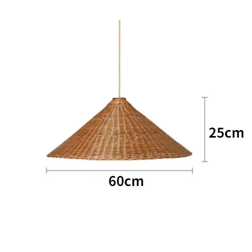 Aurethia Scandinavian LED Pendant Lamp Made of Bamboo