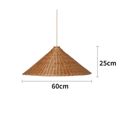 Aurethia Scandinavian LED Pendant Lamp Made of Bamboo