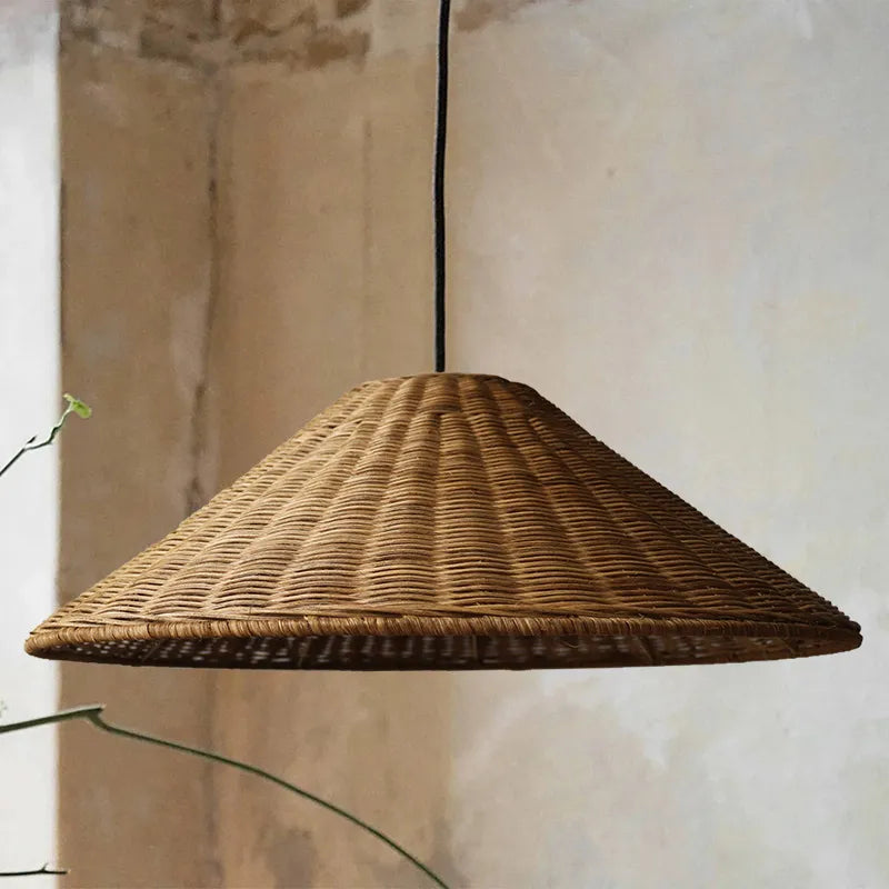 Aurethia Scandinavian LED Pendant Lamp Made of Bamboo