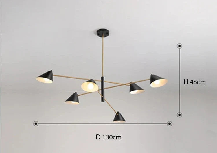 Caelina Scandinavian Art Pendant Lamp for Dining Room