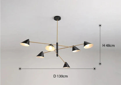 Caelina Scandinavian Art Pendant Lamp for Dining Room