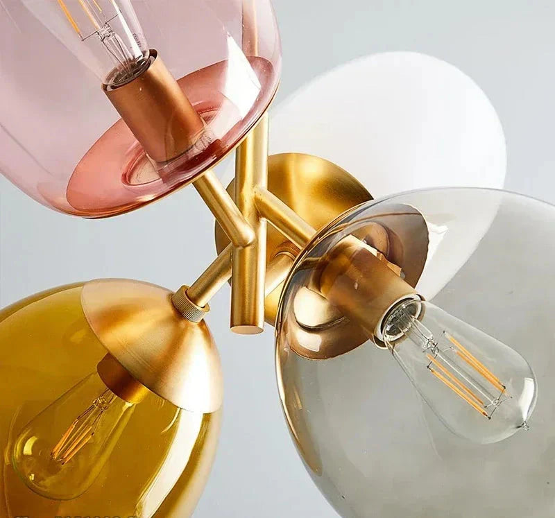 Antheia Luxury Stained Glass Pendant Lamp