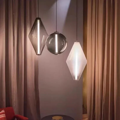 Pyrrhos Scandinavian Glass Pendant Lights for Bedrooms and Dining Rooms