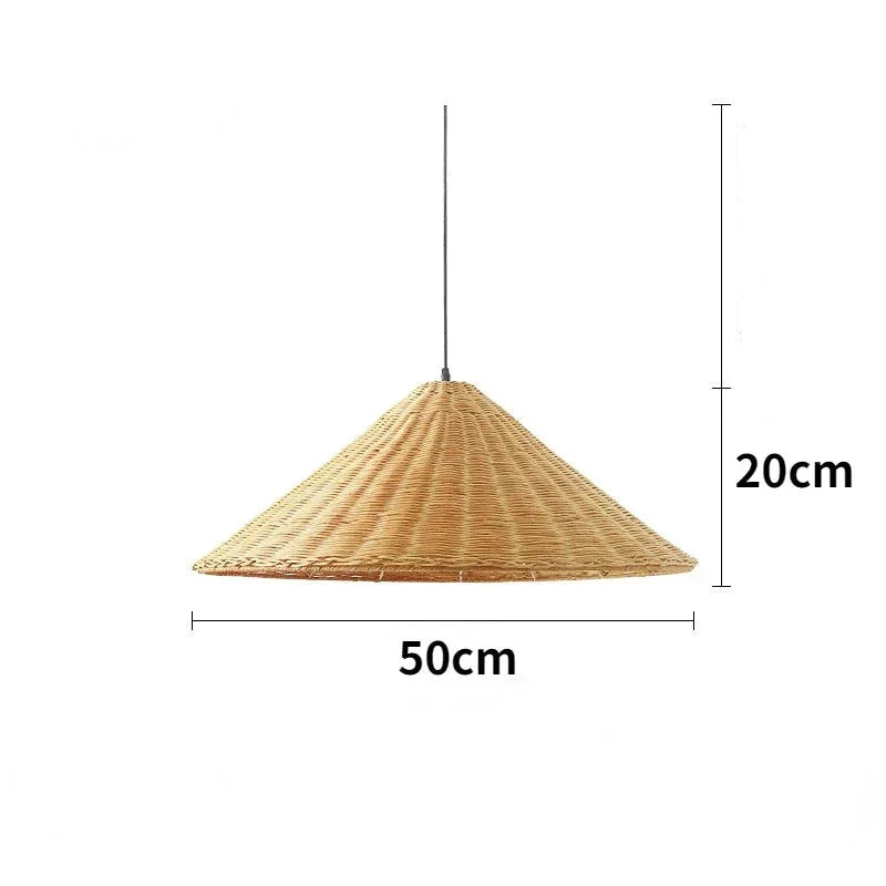 Aurethia Scandinavian LED Pendant Lamp Made of Bamboo