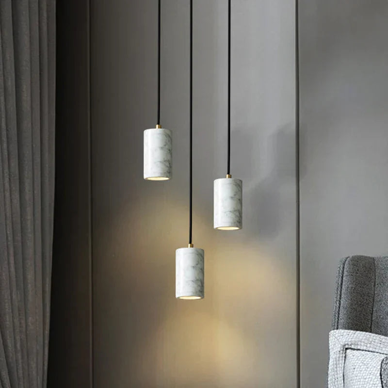 Velena Minimalist Marble LED Pendant Lamp