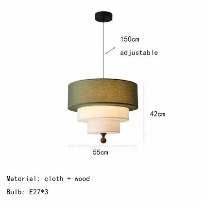 Elaranea Hanging lamps made of cloth