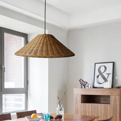 Aurethia Scandinavian LED Pendant Lamp Made of Bamboo
