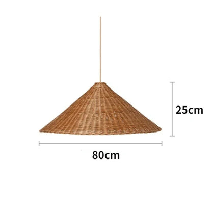 Aurethia Scandinavian LED Pendant Lamp Made of Bamboo