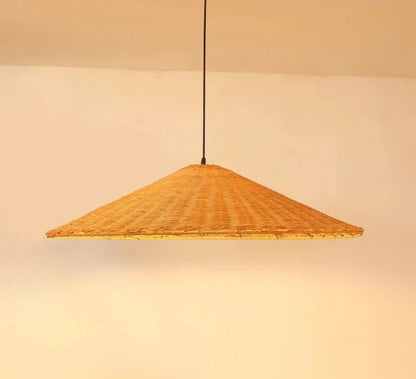Aurethia Scandinavian LED Pendant Lamp Made of Bamboo