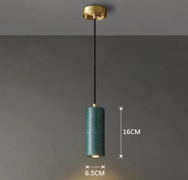 Velena Minimalist Marble LED Pendant Lamp