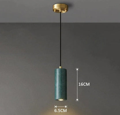 Velena Minimalist Marble LED Pendant Lamp