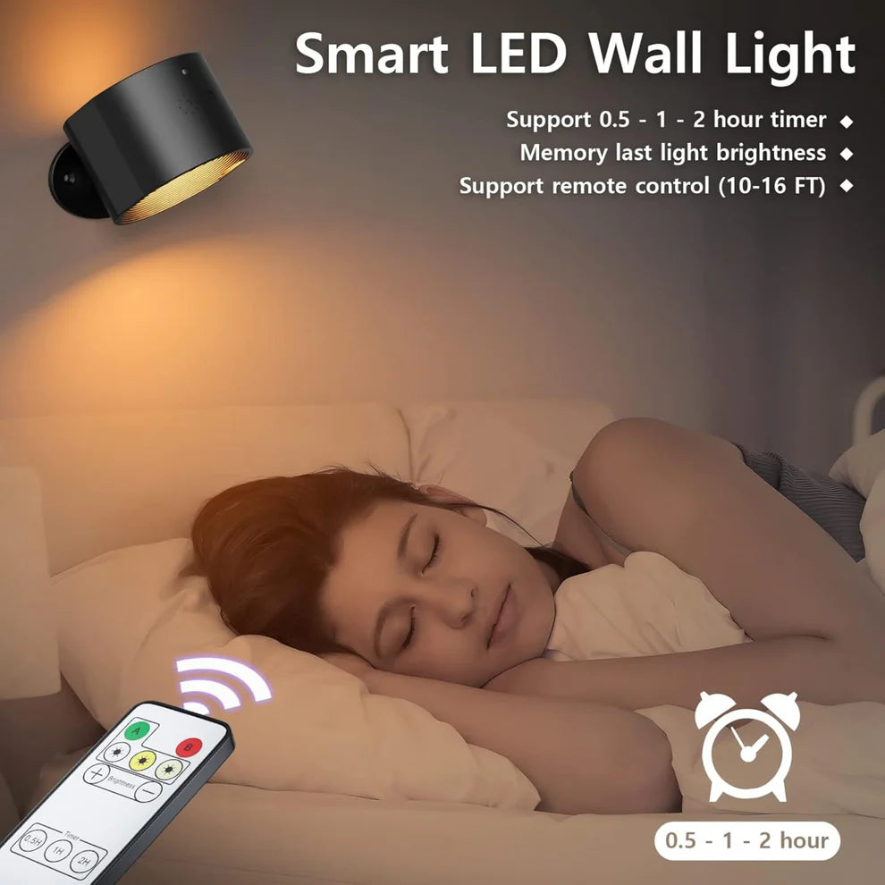 360° Infinity Wall Light (Pack of 2)
