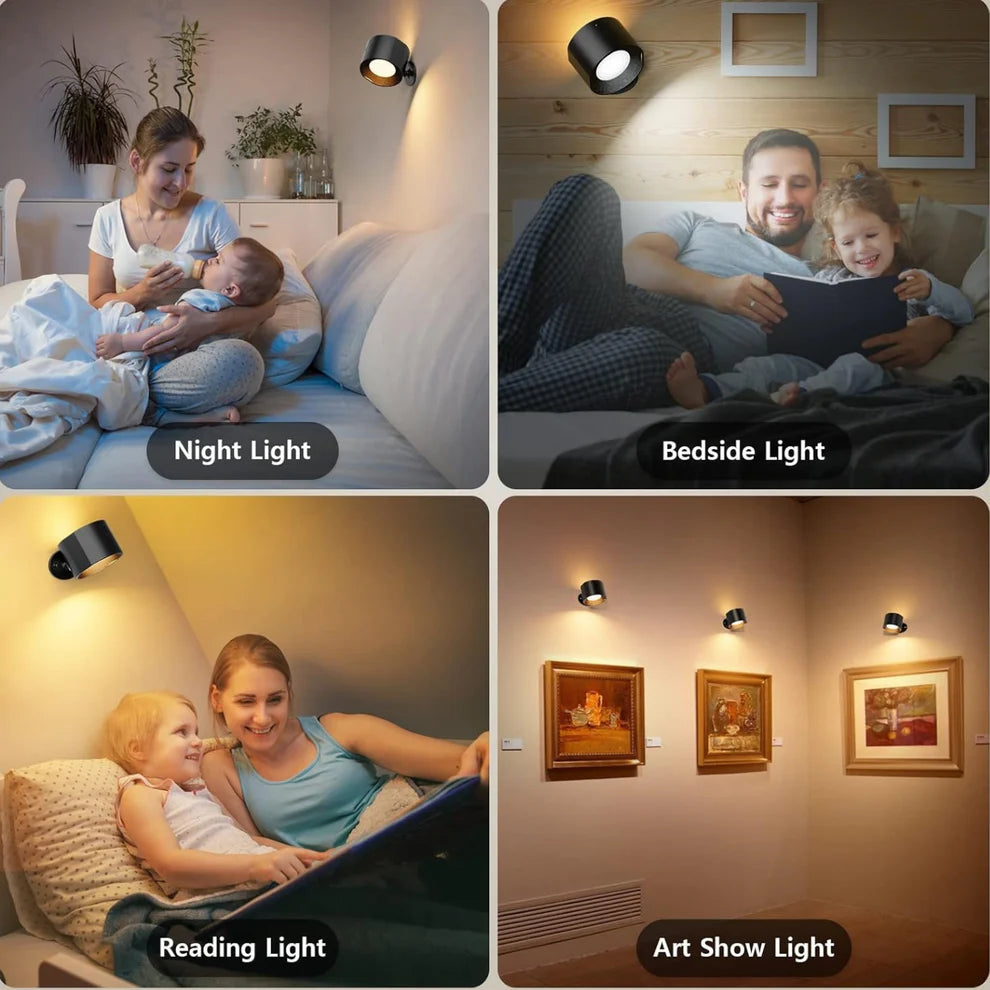 360° Infinity Wall Light (Pack of 2)