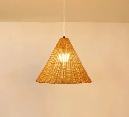 Aurethia Scandinavian LED Pendant Lamp Made of Bamboo