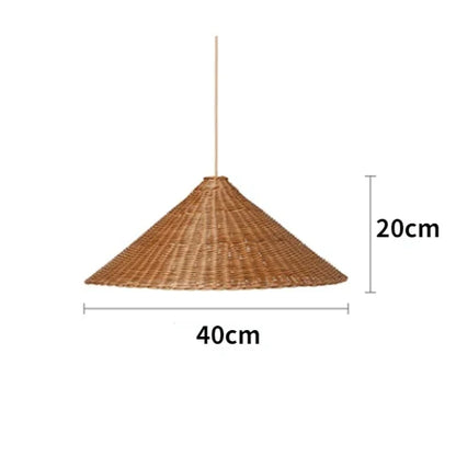 Aurethia Scandinavian LED Pendant Lamp Made of Bamboo