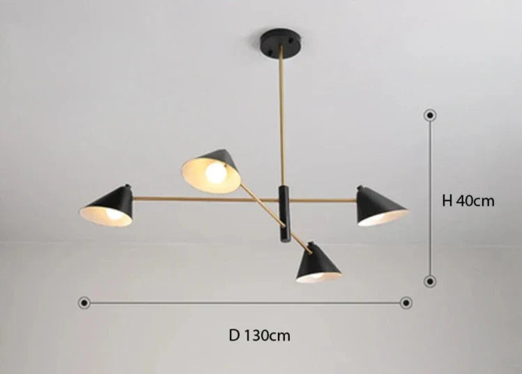 Caelina Scandinavian Art Pendant Lamp for Dining Room