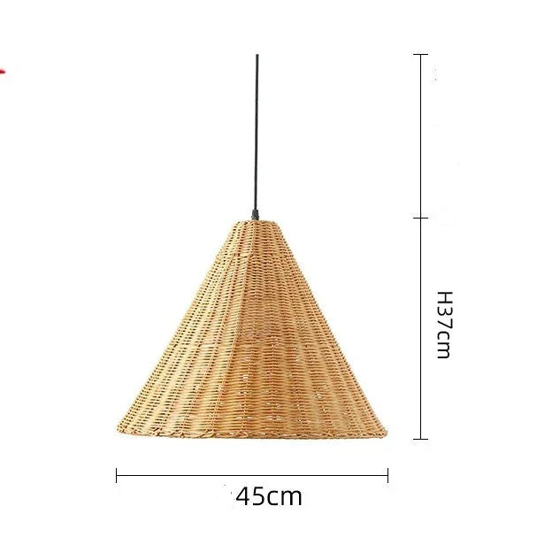 Aurethia Scandinavian LED Pendant Lamp Made of Bamboo