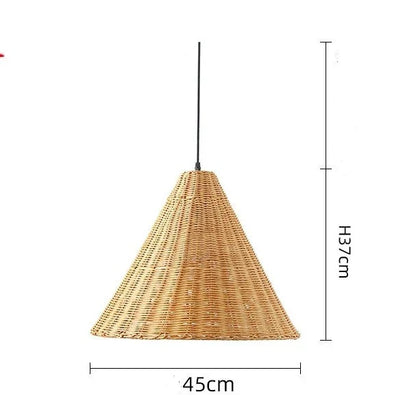 Aurethia Scandinavian LED Pendant Lamp Made of Bamboo
