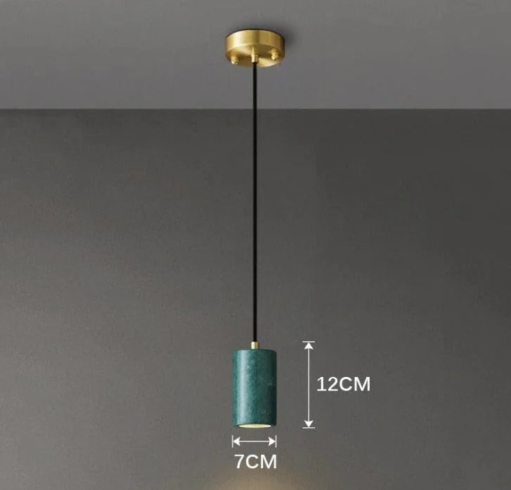 Velena Minimalist Marble LED Pendant Lamp