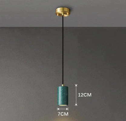 Velena Minimalist Marble LED Pendant Lamp