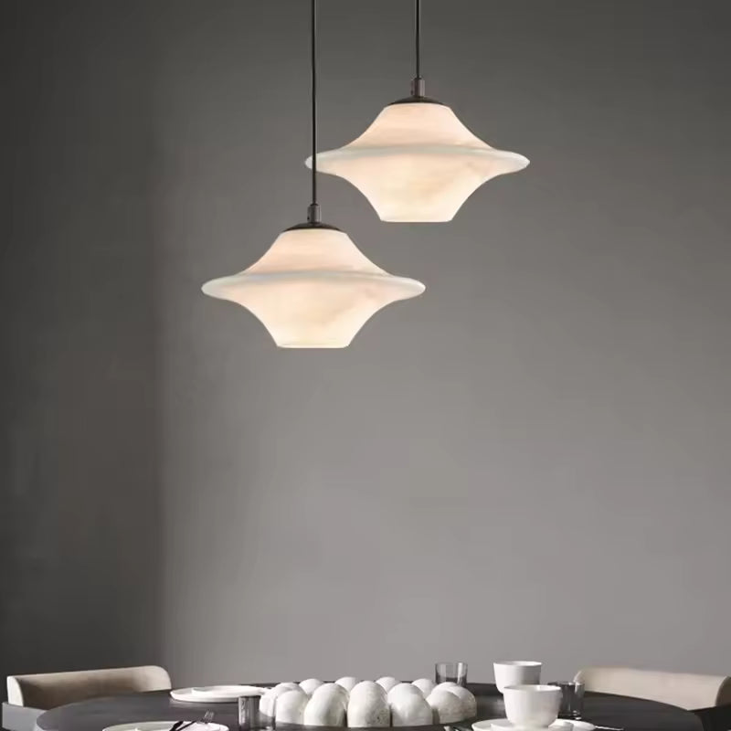 Zenithra Minimalist Pendant Lamp made of Natural Marble