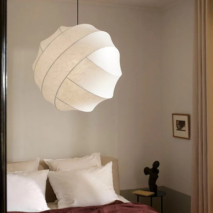 Calythea Wabi Sabi Silk Ball LED Pendant Lamp