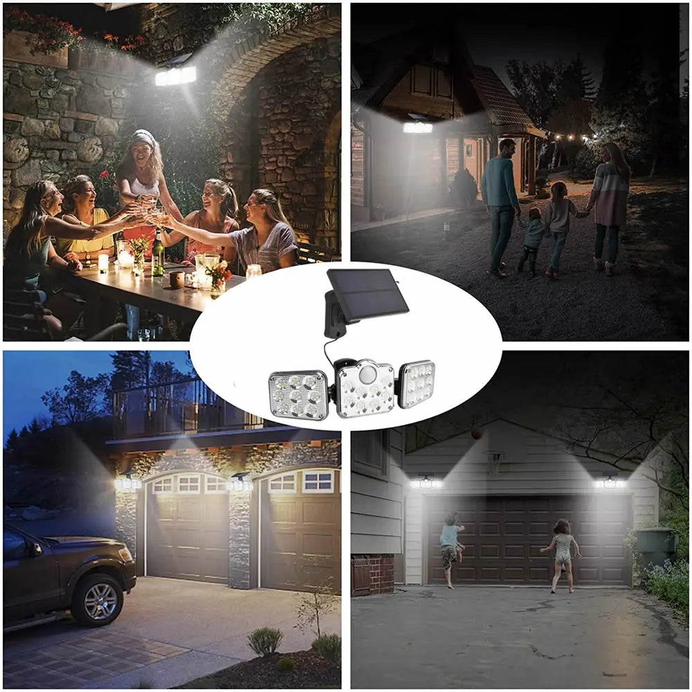 Solar Motion Sensor LED Light