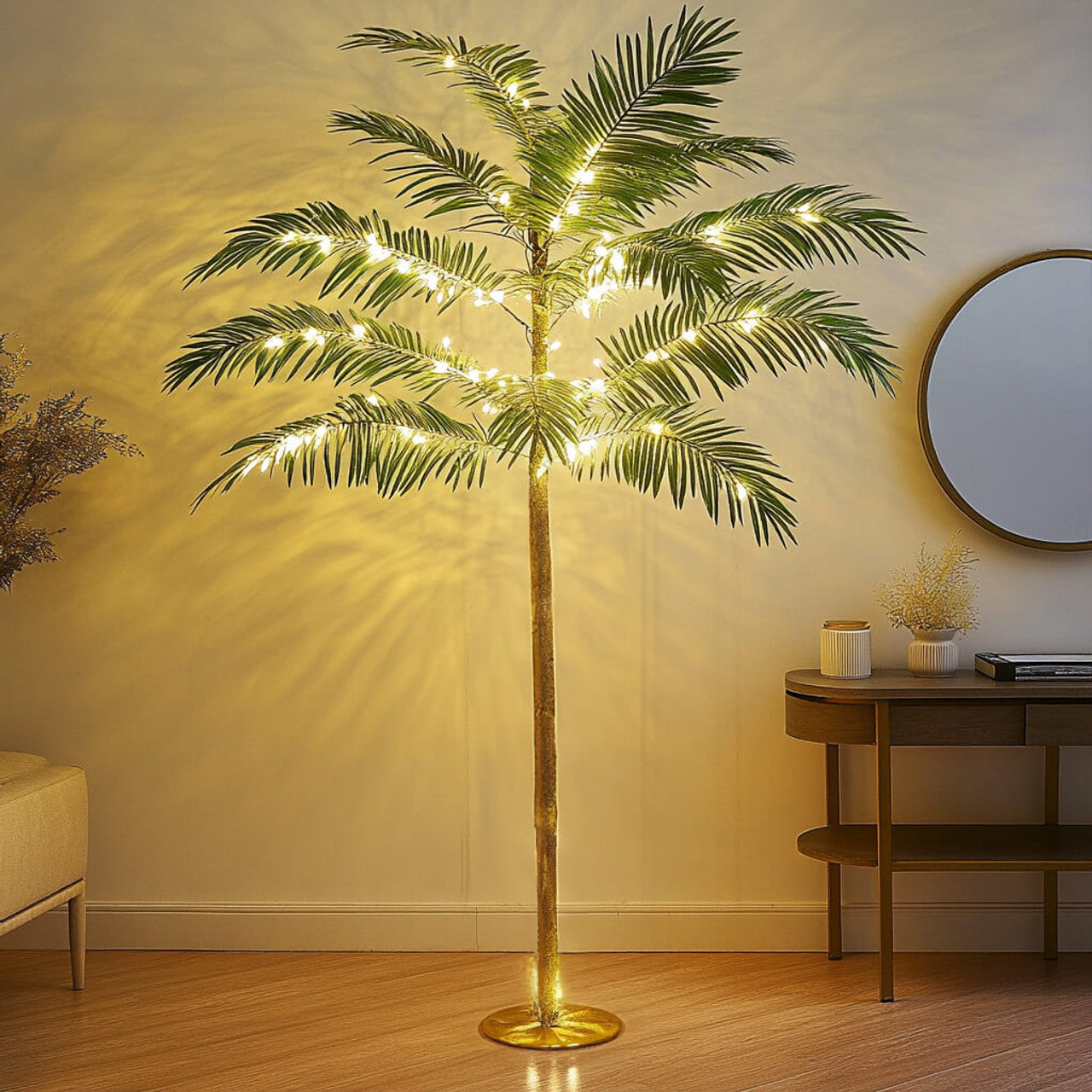 The Twinkling Palm Tree by Casa Solaro™