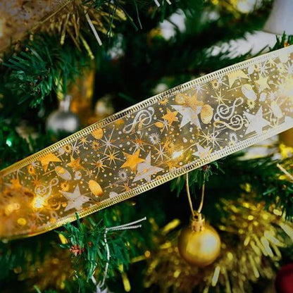 Twinkling Tree Christmas Ribbon by Casa Solaro™