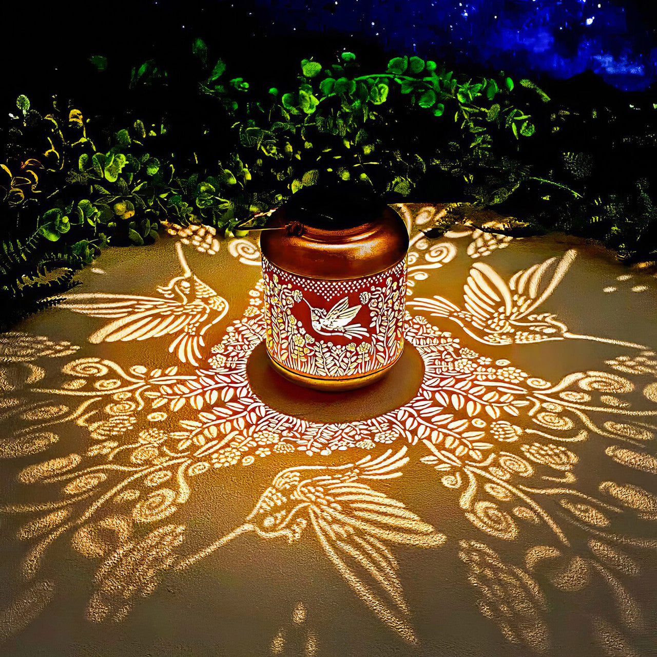 Twinkling Tree Hummingbird Lantern by Casa Solaro™