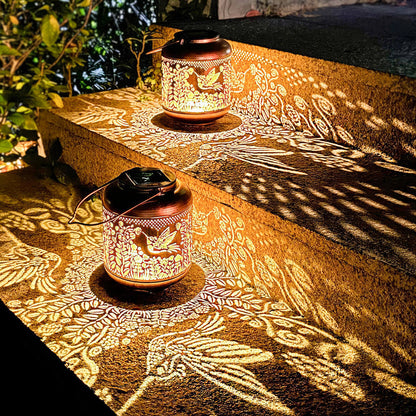 Twinkling Tree Hummingbird Lantern by Casa Solaro™