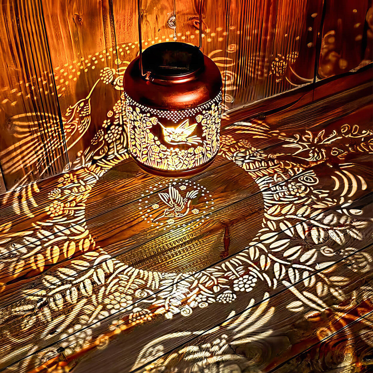 Twinkling Tree Hummingbird Lantern by Casa Solaro™