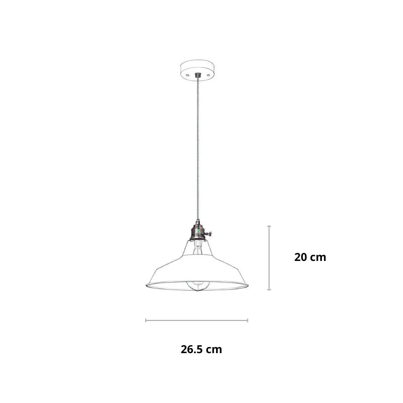 Silvan Colored Retro Pendant Lamp