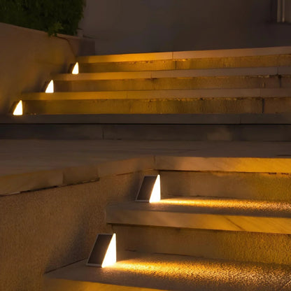 Solar Powered Stair Lights (Set of 6)