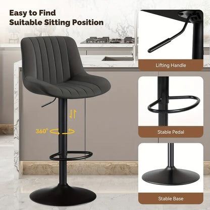 Leather Barstool