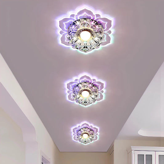 Mirella Elegant Crystal LED Ceiling Lamp with Modern Design