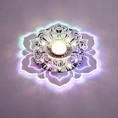 Mirella Elegant Crystal LED Ceiling Lamp with Modern Design