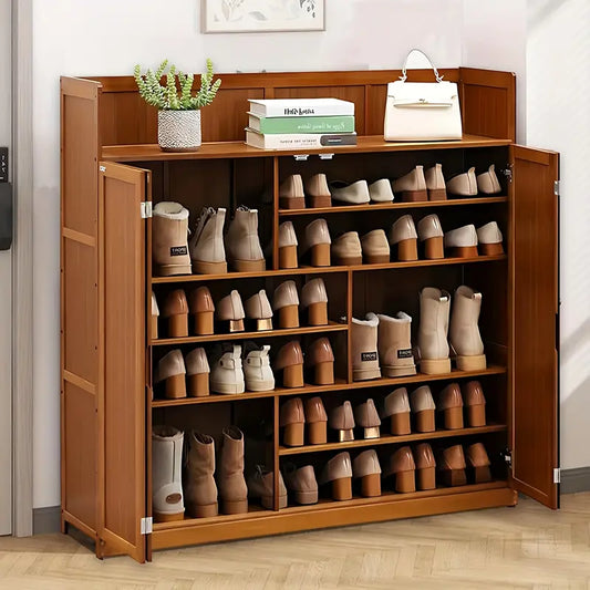 Bamboo Shoe Cabinet