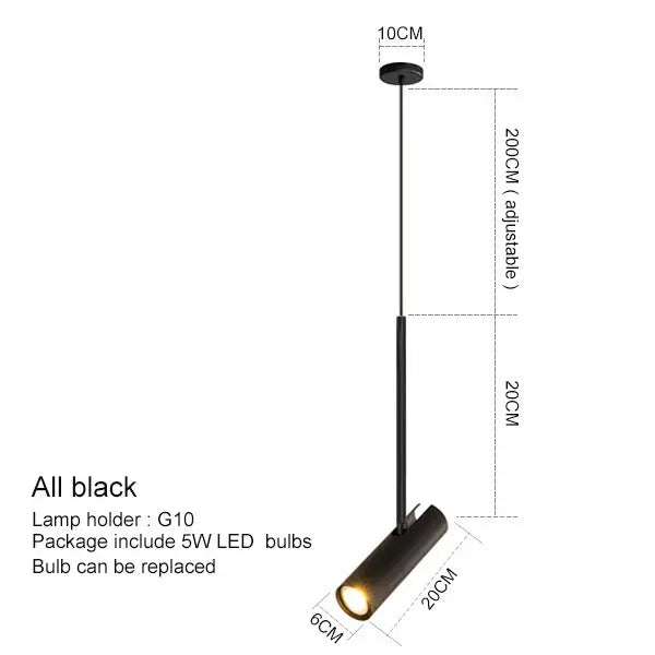 Nysaia Modern LED Pendant Lamp Bedroom