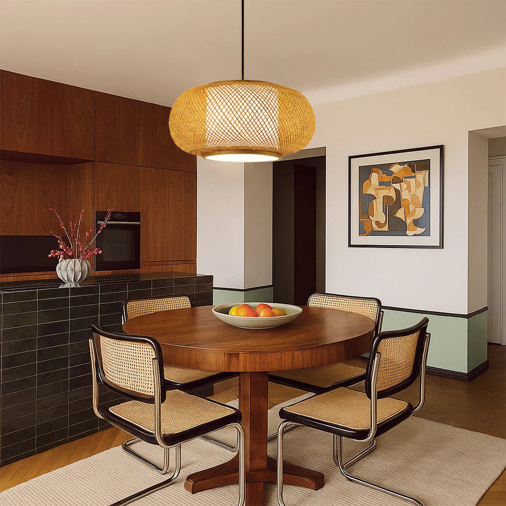 Vivara Bamboo Pendant Lamp with Natural Design
