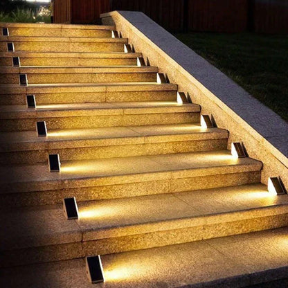Solar Powered Stair Lights (Set of 6)